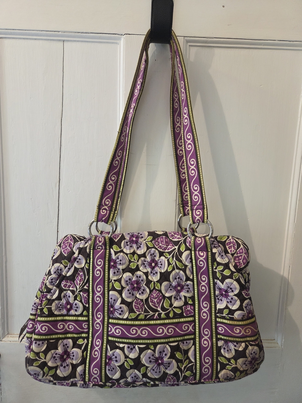 Vera Bradley Retired Plum Petals Bag